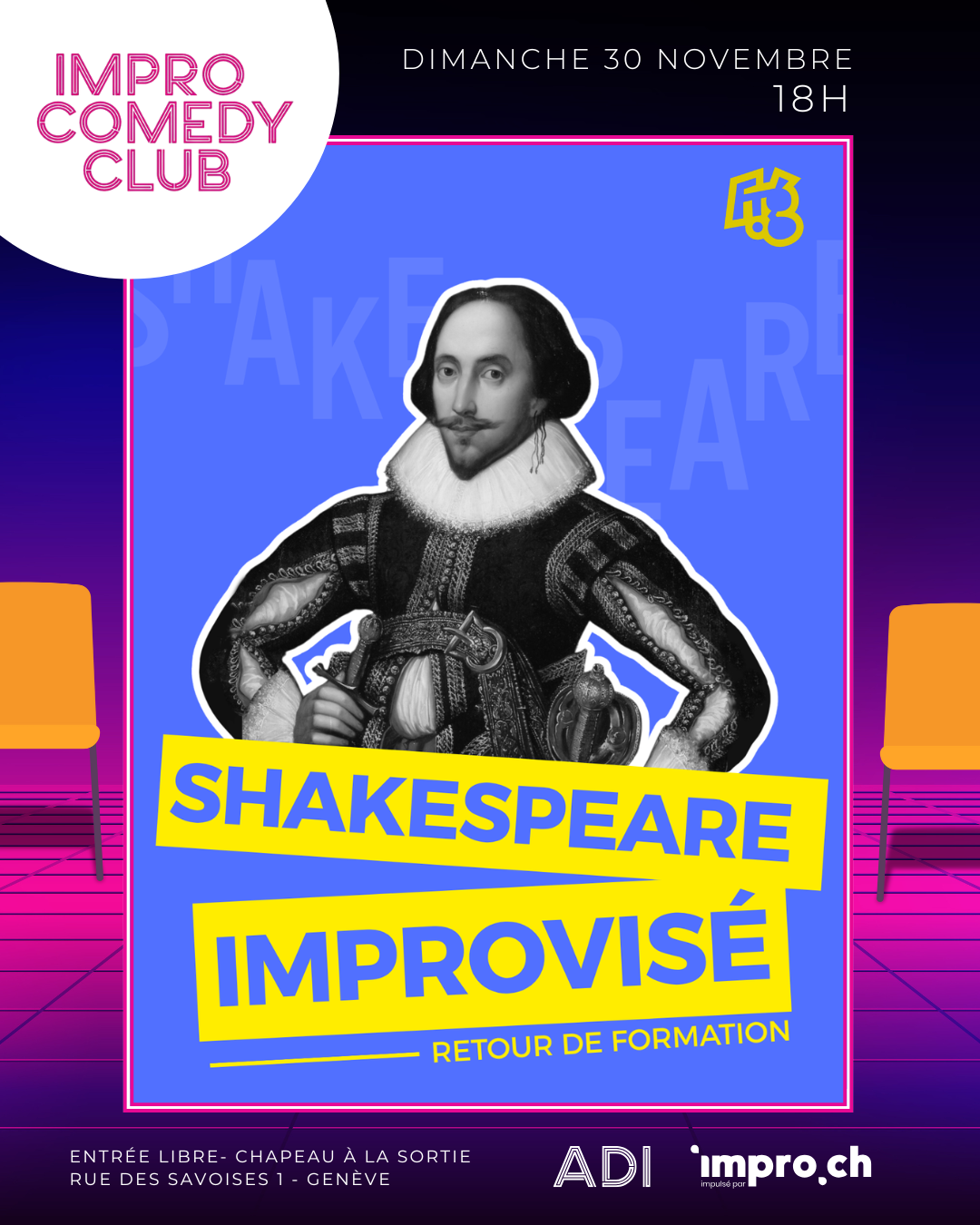 Shakespeare improvisé (retour de formation)